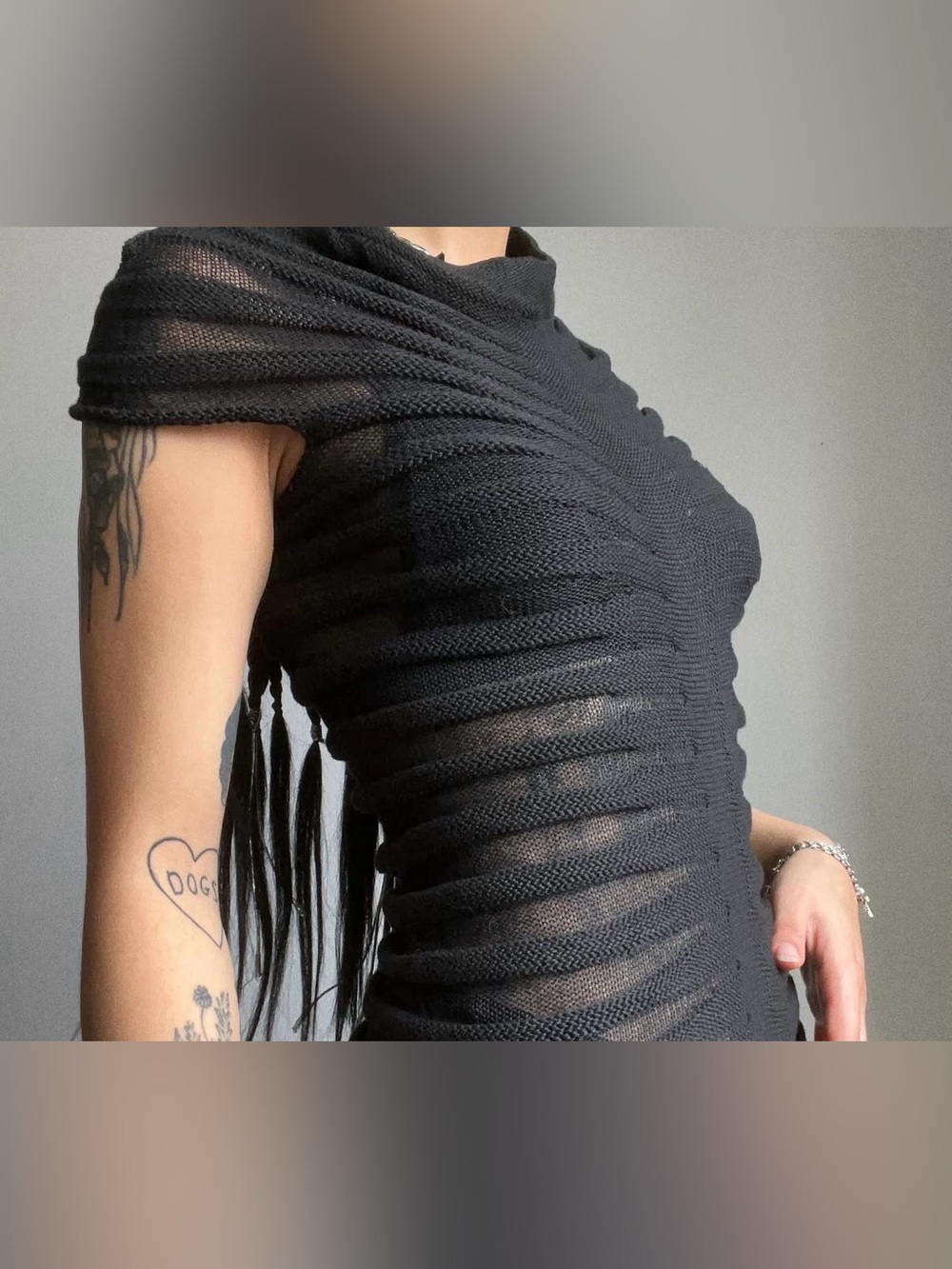 Love Too True Bones Black Maxi Dress, Medium - Picture 4 of 11
